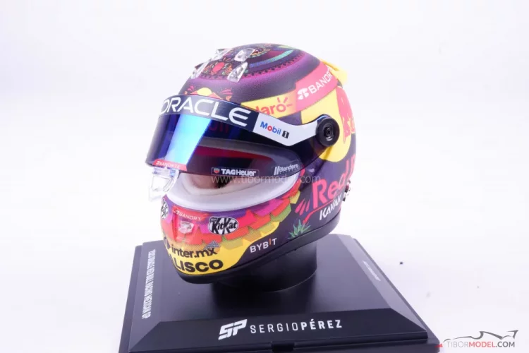 Sergio Perez 2023 Red Bull sisak, Mexikói Nagydíj, 1:4 Schuberth