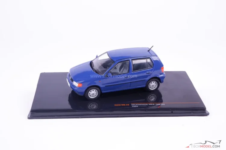 Model VW Polo blue, 1:43 Ixo | Tibormodel.com