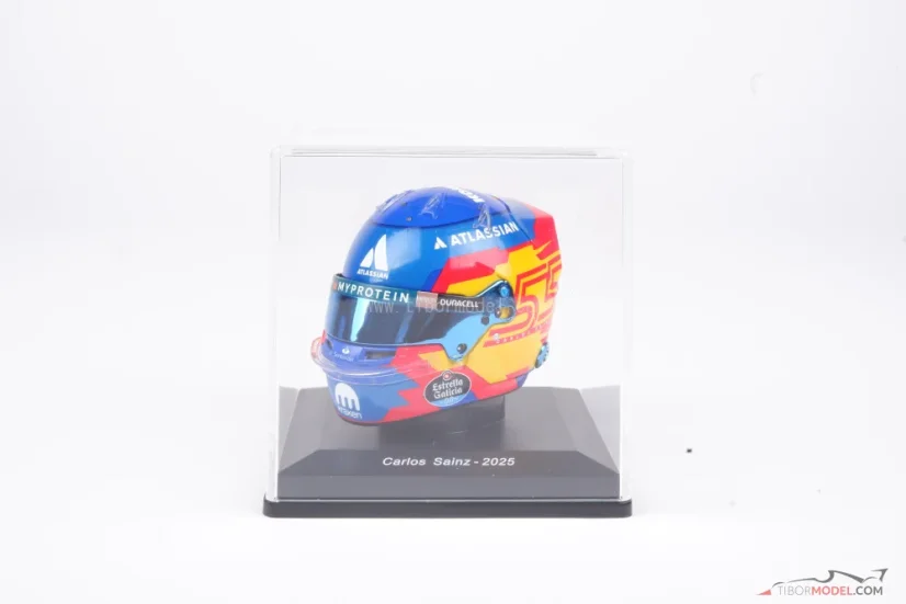 Carlos Sainz 2025 mini helmet, Williams, 1:5 Spark