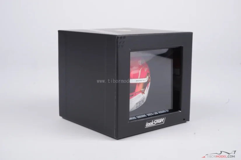 Charles Leclerc 2025 Las Vegas GP mini helmet, Ferrari, 1:5 Looksmart