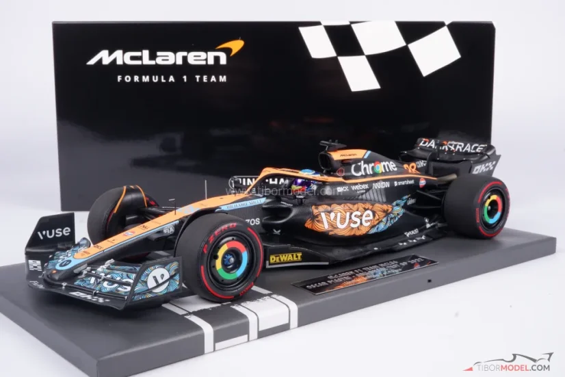 McLaren MCL36 - Oscar Piastri (2022), testy Abu Dhabi, 1:18 Minichamps