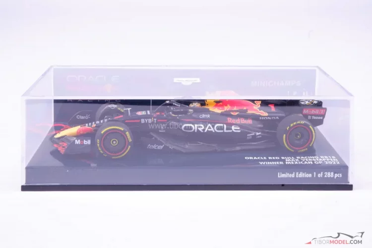 Red Bull RB18 - Max Verstappen (2022), Mexican GP, 1:43 Minichamps