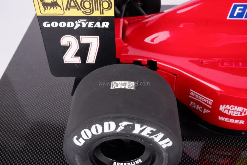 Model car Ferrari 643 Alain Prost 1991, 1:8 WRX Rosso | Tibormodel.com