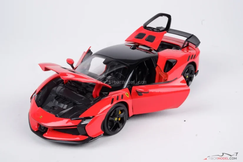 Ferrari SF90XX Stradale (2024) piros, 1:18 Bburago