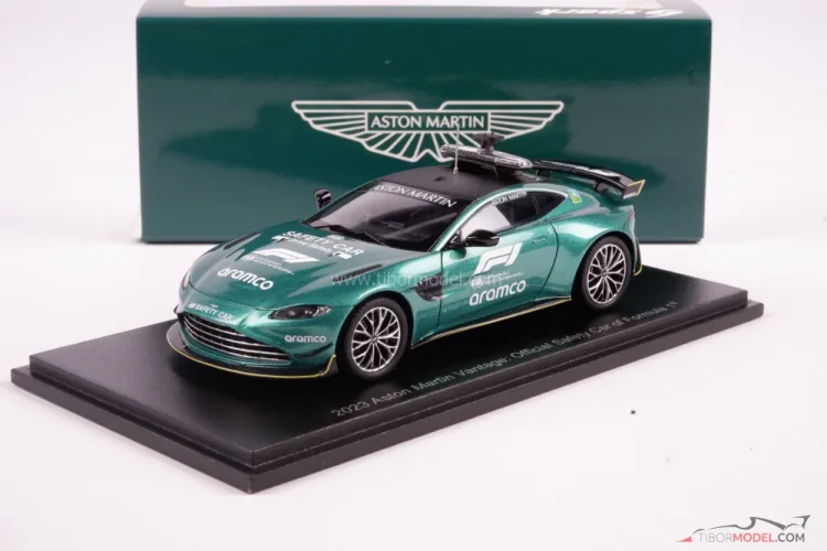 Model car Safety car Aston Martin 2023, 1:43 Spark | Tibormodel.com
