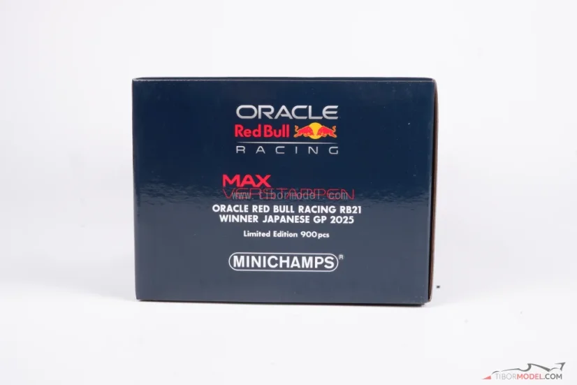 Red Bull RB21 - Max Verstappen (2025), Winner Japanese GP, 1:18 Minichamps