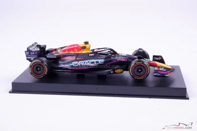 Model car Red Bull Verstappen Miami 2023, Bburago | Tibormodel.com