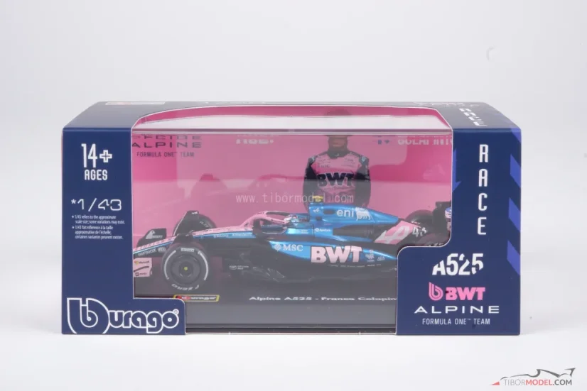 Alpine A525 - Franco Colapinto (2025), 1:43 BBurago Signature