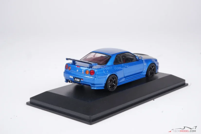 Nissan Skyline GT-R R34 (1998) blue, 1:43 Solido