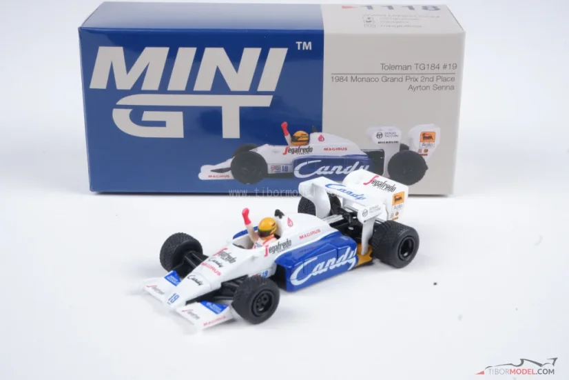 Toleman TG184 - Ayrton Senna (1984) Monaco GP, 1:64 MiniGT