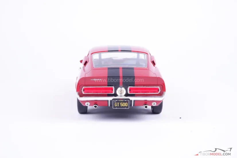 Shelby GT500 (1967) vínově červená, 1:18 Solido