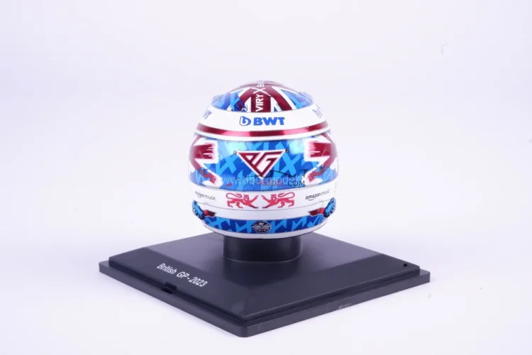 Pierre Gasly  2023, British GP Alpine helmet, 1:5 Spark