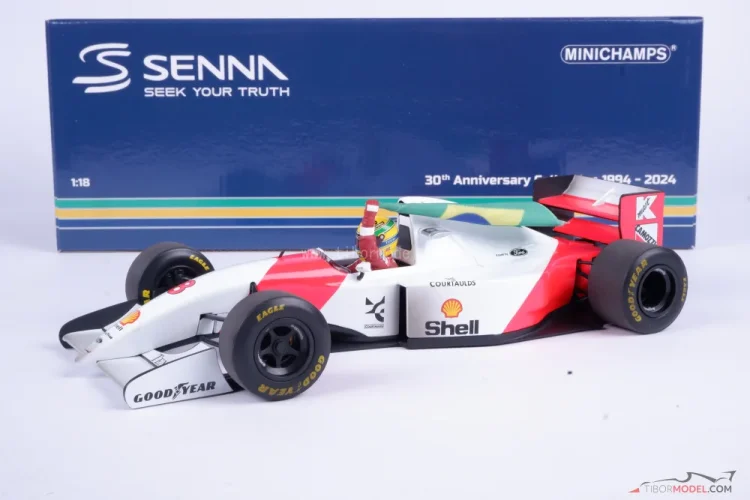 Model car McLaren MP4/8 Senna, 1993 Australia | Tibormodel.com