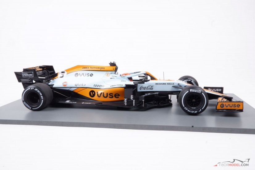 McLaren MCL35M - Daniel Ricciardo (2021), Vuse Gulf Monaco, 1:18 Spark
