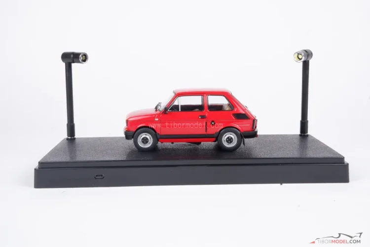 Vitrína LED černá pro modely měřítka 1:24 a 1:43