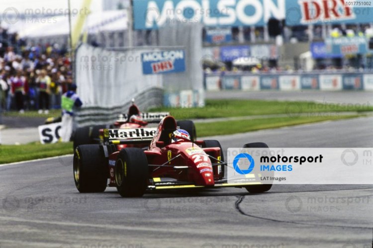 Ferrari 412 T2 - Jean Alesi (1995), Winner Canadian GP, wiht driver figure1:18 GP Replicas