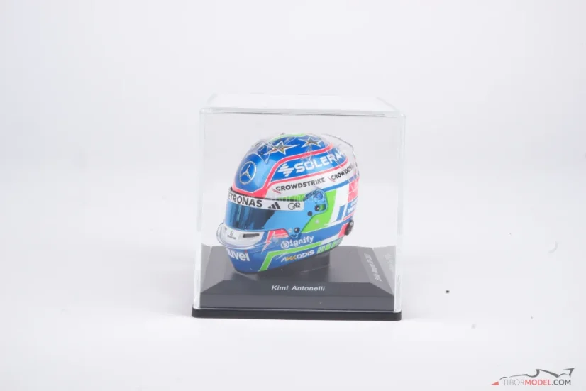 Kimi Antonelli 2025 Imola mini helmet, Mercedes, 1:5 Spark