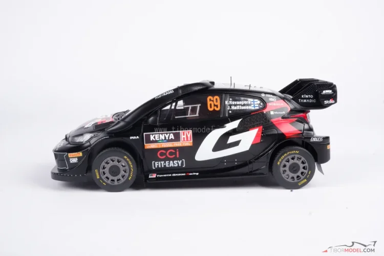 Toyota GR Yaris Rovanperä/Halttunen (2024), Safari Rally, 1:18 Ixo Toyota GR Yaris Rovanperä/Halttunen (2024), Safari Rally, 1:18 Ixo