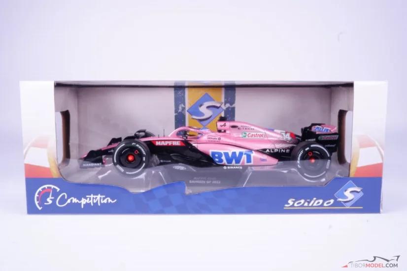 Alpine A522 - Fernando Alonso (2022), VC Bahrajnu, 1:18 Solido