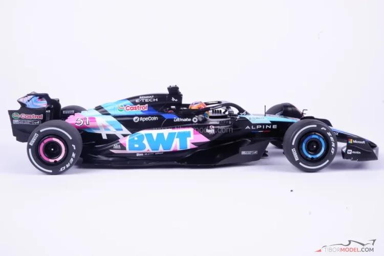 Alpine A524 - Esteban Ocon (2024), VC Miami, 1:18 Solido