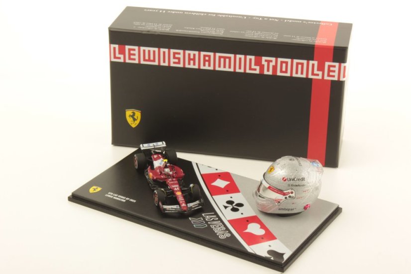 Ferrari SF-25 - Lewis Hamilton (2025) Las Vegas GP, double pack, 1:43 Looksmart