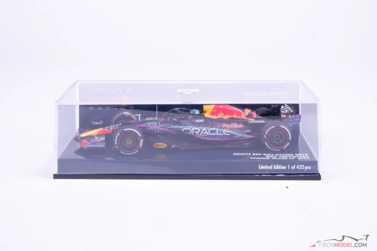 Red Bull RB19 - Max Verstappen (2023), Győztes Miami Nagydíj, 1:43 Minichamps