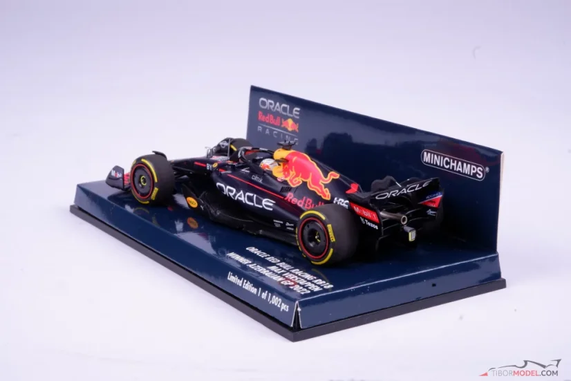 Red Bull RB18 - Max Verstappen (2022), VC Ázerbájdžánu, 1:43 Minichamps
