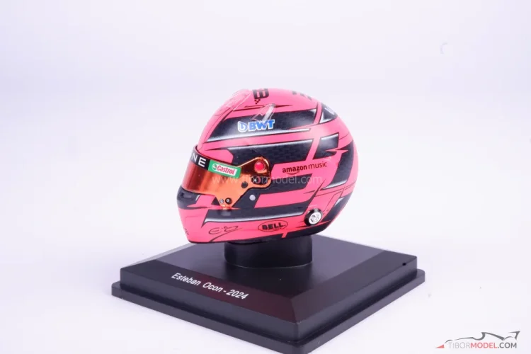 Esteban Ocon 2024, Alpine přilba, 1:5 Spark