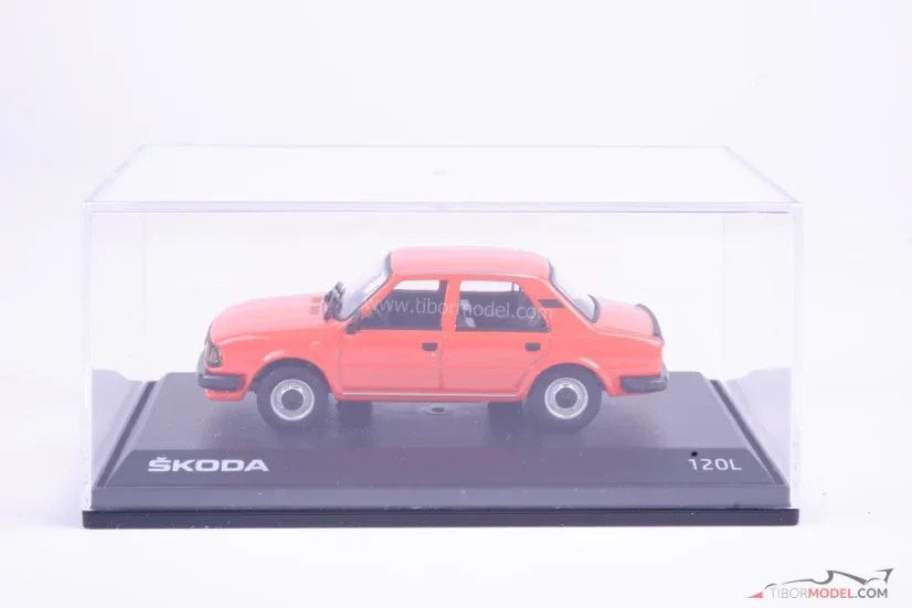 Škoda 120L (1984), oranžová, 1:43 Abrex