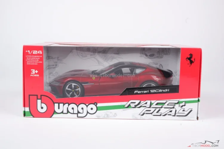 Ferrari 12Cilindri (2024) červené, 1:24 Bburago