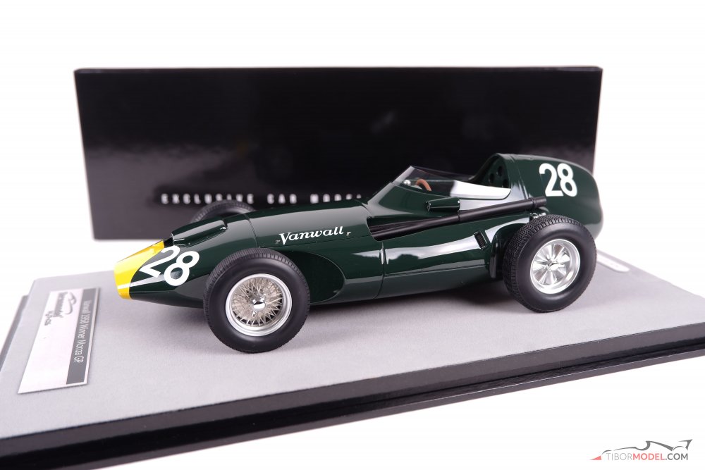 1:43 Vanwall F1 S.Moss 1957 Gp de Grande Bretagne Brumm Dans Vitrine