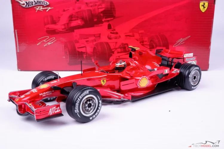 Model car Ferrari F2008 Raikkonen 2008, 1:18 Hot Wheels