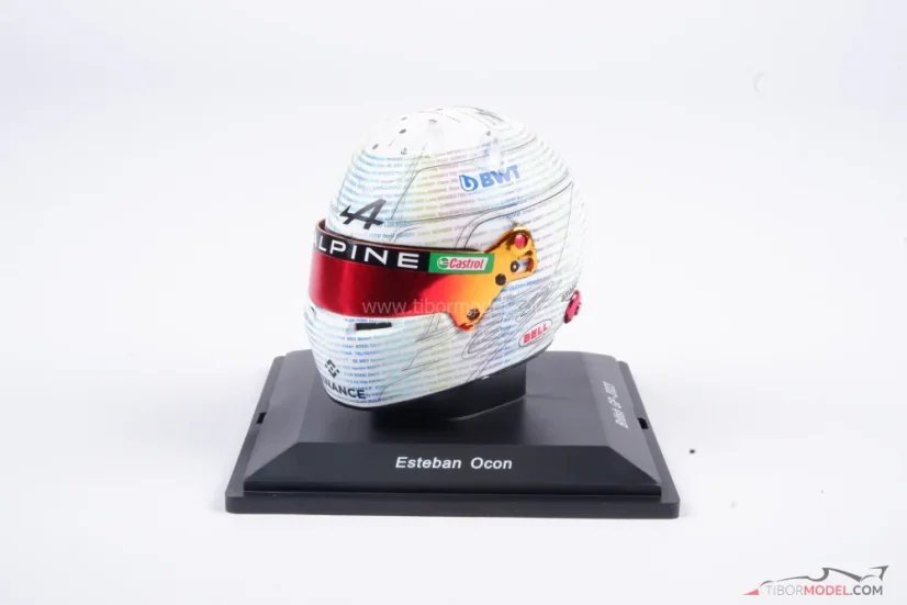 Esteban Ocon 2023, Brit Nagydíj, Alpine sisak, 1:5 Spark
