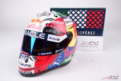 Sergio Perez 2022 Red Bull sisak, Mexikói Nagydíj, 1:2 Schuberth