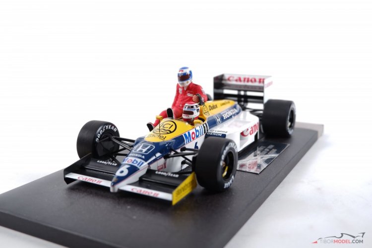 Williams Honda FW11 - N. Piquet + K. Rosberg (1986), 1:18 Minichamps