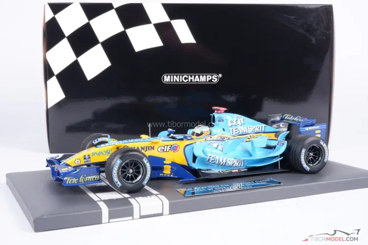 Renault R26 - Fernando Alonso (2006), Brazilian GP, 1:18 Minichamps Renault R26 - Fernando Alonso (2006), Brazilian GP, 1:18 Minichamps