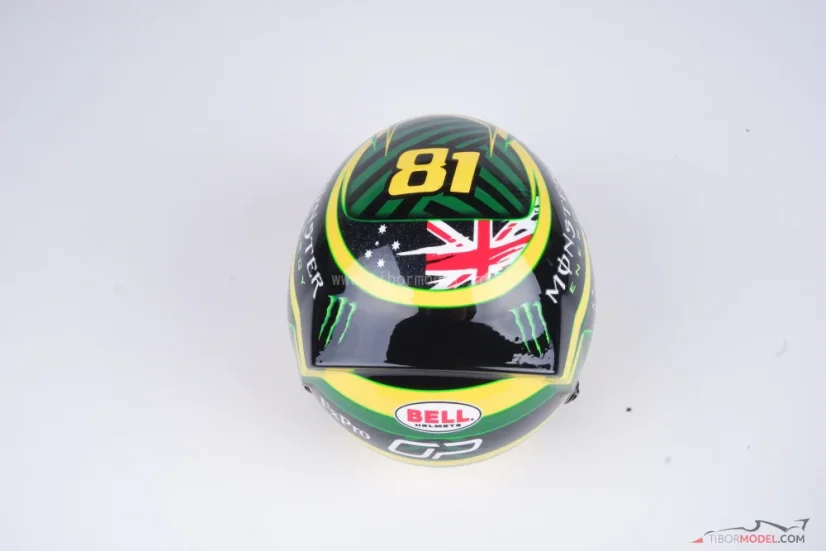 Oscar Piastri 2026 Australian GP mini helmet, McLaren, 1:2 Bell