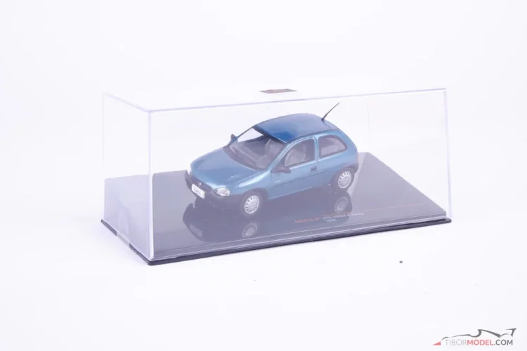 Opel Corsa B Swing modro-zelená (1995), 1:43 Ixo Opel Corsa B Swing modro-zelená (1995), 1:43 Ixo