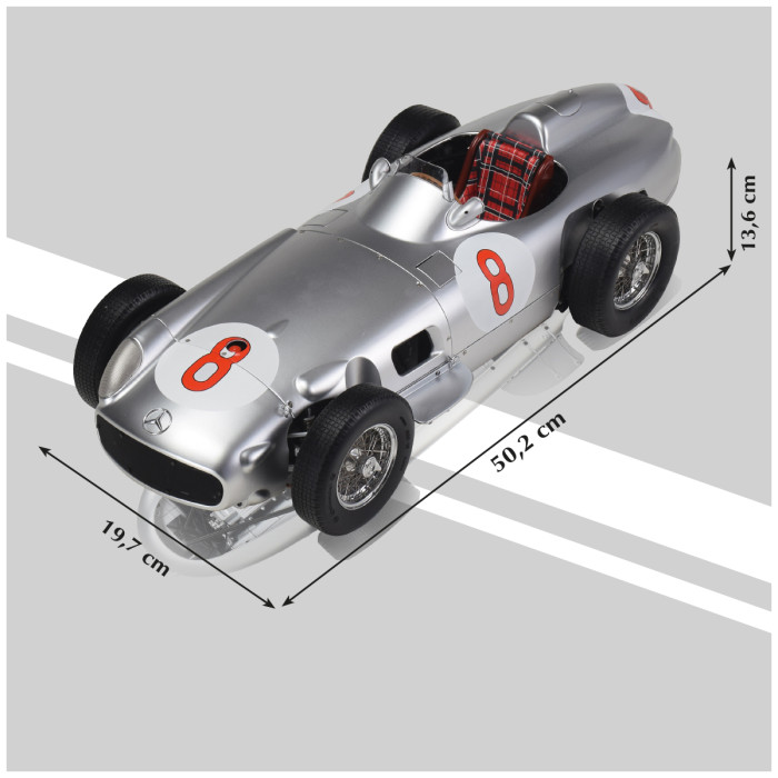 Mercedes W196R - J. M. Fangio (1955) stavebnica, 1:8 Ixo