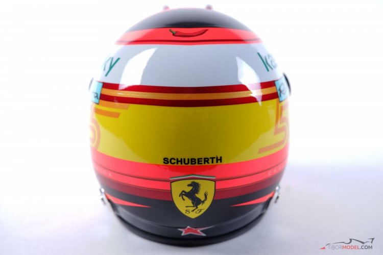 Carlos Sainz 2021 Ferrari prilba , 1:2 Schuberth