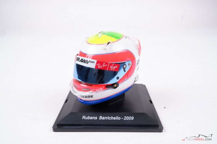 Rubens Barrichello 2009 Brawn GP prilba, 1:5 Spark