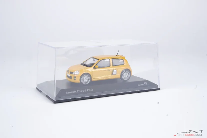 Renault Clio V6 (2003) yellow, 1:43 Solido