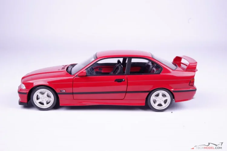Modellautó BMW M3 E36 Coupé piros, 1:18 Solido
