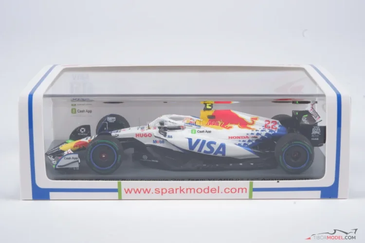Model Racing Bulls VCARB 02 Tsunoda 2025, 1:43 Spark | Tibormodel.com