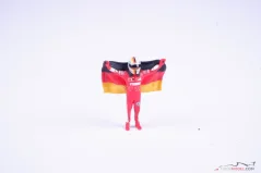 Sebastian Vettel with flag, Scuderia Ferrari 2016, 1:43 Cartrix