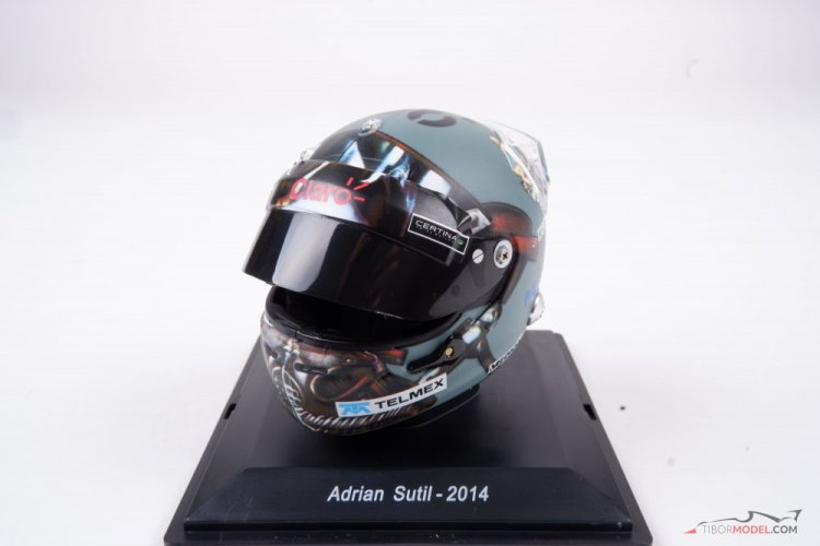Adrian Sutil 2014 Sauber prilba, 1:5 Spark