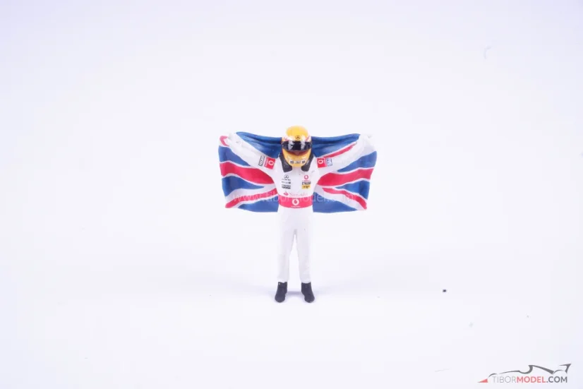 Lewis Hamilton s vlajkou, McLaren 2007, 1:43 Cartrix