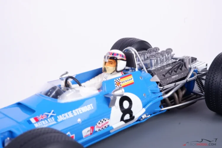 Spark 1:18 Jackie Stewart Matra MS10 #8 ganador Holandés GP fórmula 1