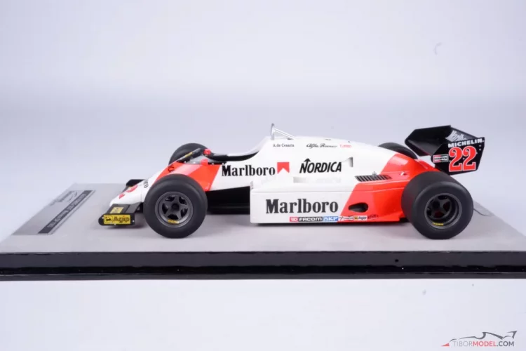 Alfa Romeo 183T - A. de Cesaris (1983), Monaco-i Nagydíj, 1:18 Tecnomodel