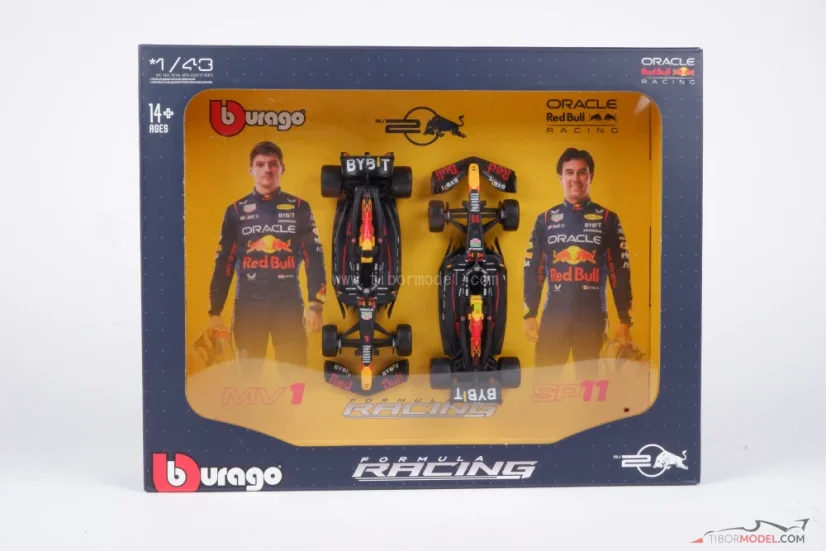Red Bull RB20 Verstappen + Perez (2024), dvojbalenie, 1:43 BBurago